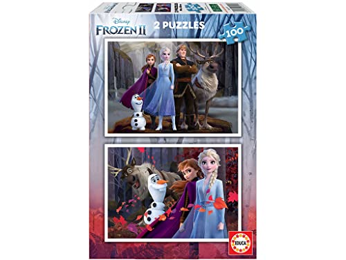 Educa Disney Frozen II Jigsaw Puzzle 2 x 100 Pieces (18111)