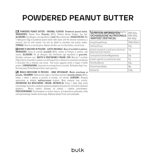 Bulk Powdered Peanut Butter - High Protein, Low Fat, 180g 3