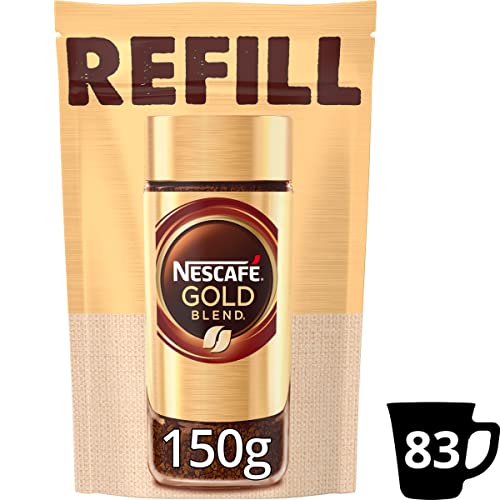 NESCAFÉ Gold Blend Refill 150g - Premium Instant Coffee (Pack of 5) 5