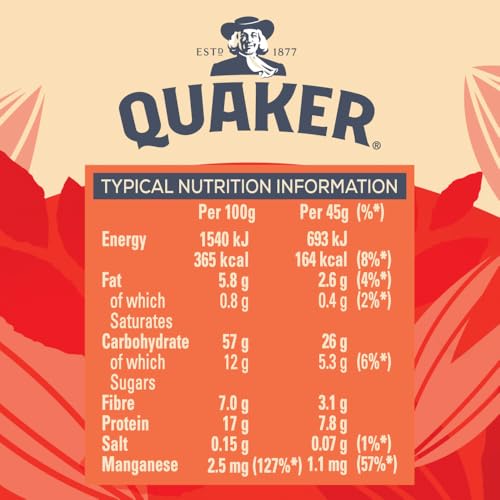Quaker Oat So Simple Original Porridge Pots, 45 g (Pack of 8) 9
