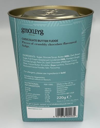 STOCKLEY'S SINCE 1918 Chocolate Butter Fudge Treat Carton - 220g | Classic Crumbly Texture 3