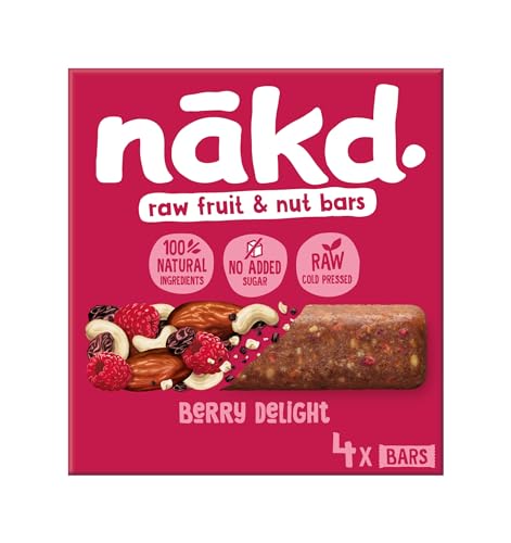 Nakd Berry Delight 35g Fruit & Nut Snack Bar - Case of 48 Raw, Vegan, Gluten-Free Bars 7