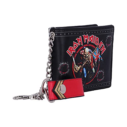 Nemesis Now offiziell lizenzierte Iron Maiden Eddie Trooper Geldbörse, PU, ​​Schwarz, 11 cm
