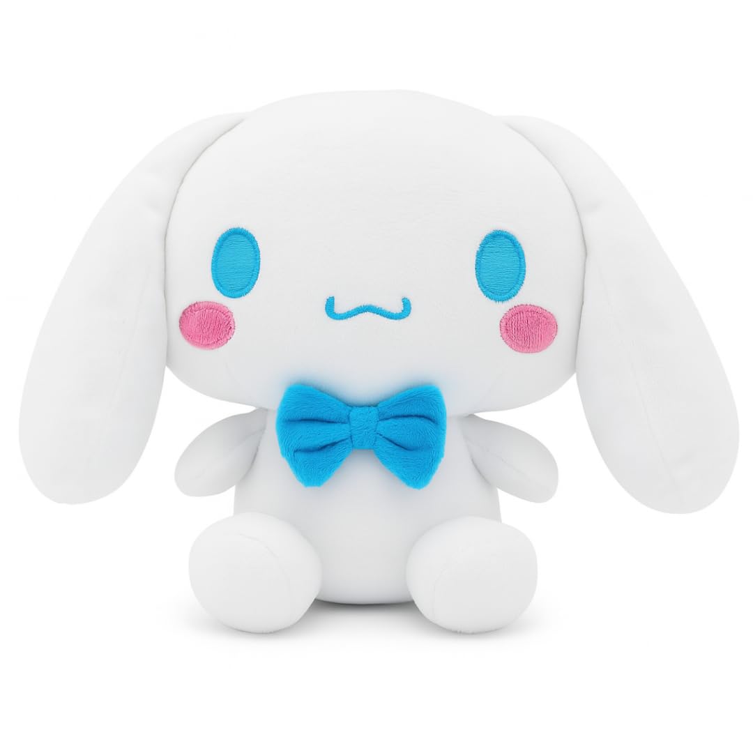 Sanrio Cinnamoroll Plush 15cm - Soft White Stuffed Toy with Blue Bowtie for Kids & Collectors