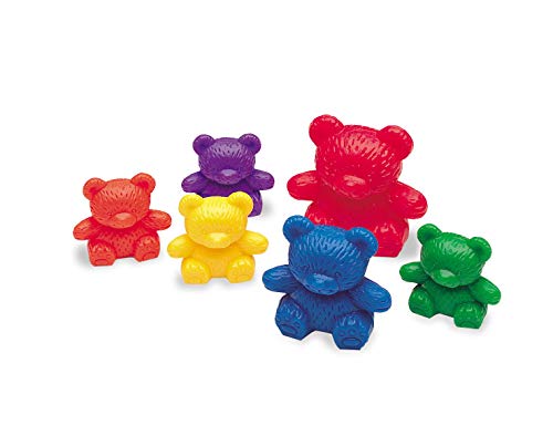 Learning Resources The Original Three Bear Family Counters - 96-Piece Rainbow Maths Set for Ages 3+ 18