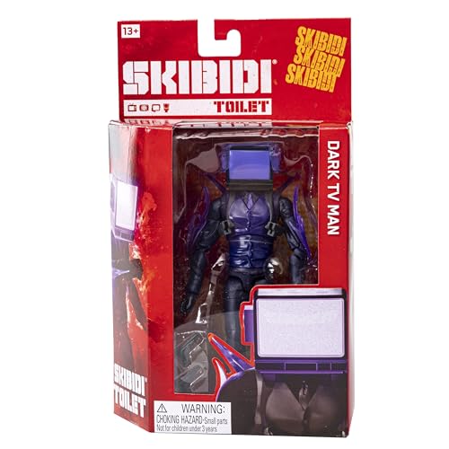 Skibidi Toilet Dark TV Man Deluxe Collector Figure Series 2 - 6" Articulated Action Figure 3