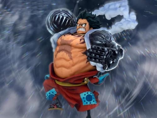 BANPRESTO King of Artist One Piece - Monkey D. Luffy Gear 4th Bounceman PVC Figure (BA-0001)