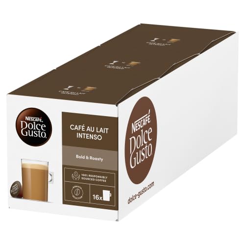 NESCAFÉ Dolce Gusto Café Au Lait Intenso Coffee Pods, 16 Capsules (48 Servings) 11