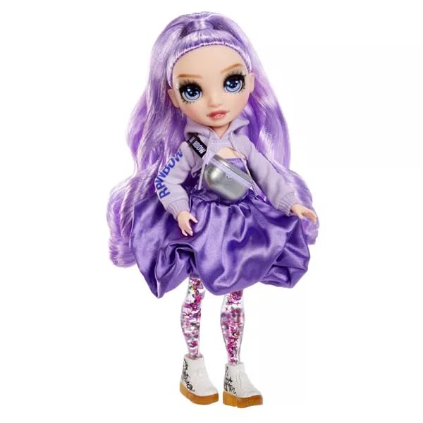 Rainbow High Sparkle and Shine Viola Purple 28 cm Fashion Doll with Liquid Sparkles in Legs 3