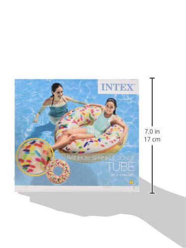 Intex Sprinkle Donut Pool Raft Tube Toy 39" (99cm) | Ages 9-99 | Nylon/Vinyl 3