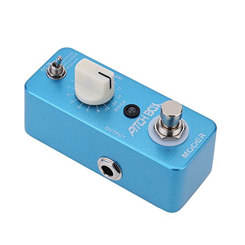 MOOER Pitch Box Pitch Shifter Harmonizer Pedal MPS1 - Blue Guitar Effects Pedal 3