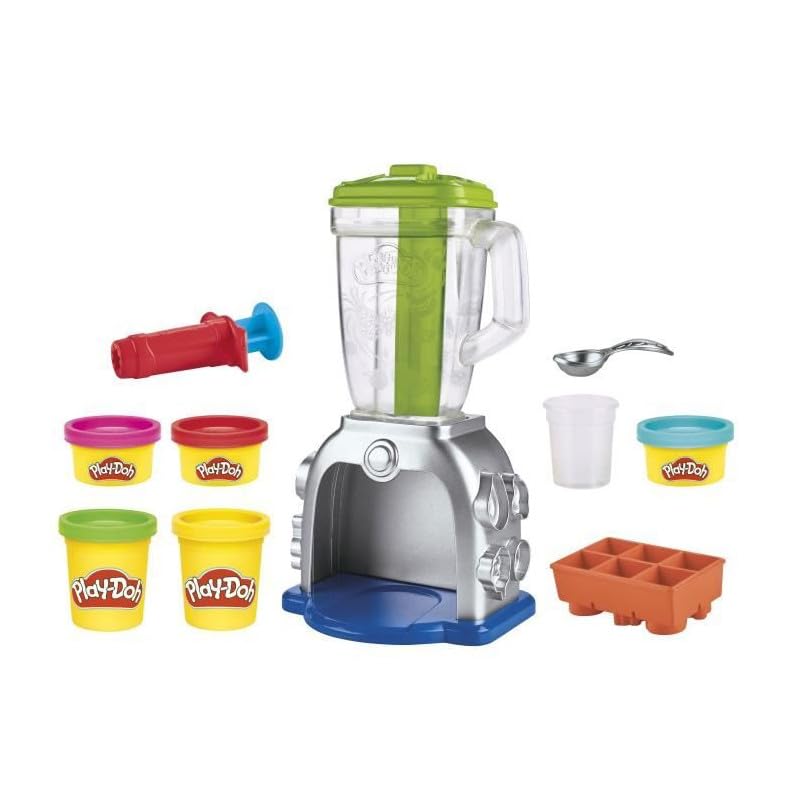 Play-Doh Swirlin' Smoothies Toy Blender Playset - Creative Kitchen Roleplay for Ages 3+ 10