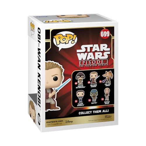 Funko Pop! Star Wars: Episode 1 The Phantom Menace - Obi-Wan Kenobi Vinyl Figure (76018)