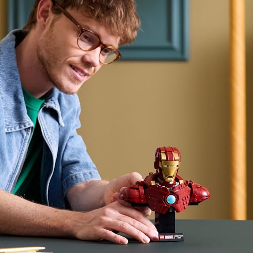 LEGO Marvel Iron Man MK4 Bust - Buildable Display Model for Adults 10