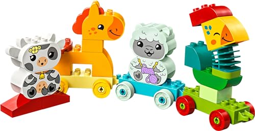 LEGO DUPLO My First Animal Train - Educational Building Set for Toddlers 18 Months+ 9
