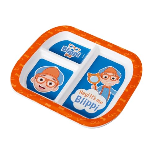 HOX 3-Section Divider Plate - BPA-Free, Durable PP Material with Licensed Design