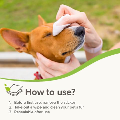 Beaphar Pet Wipes - Universal Hygiene for Cats & Dogs | 30 Count | Plant-Based 5