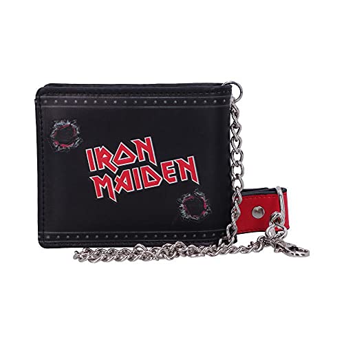 Nemesis Now offiziell lizenzierte Iron Maiden Eddie Trooper Geldbörse, PU, ​​Schwarz, 11 cm