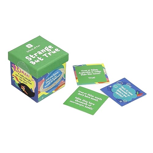 Talking Tables Strange But True Trivia Game | 120 Fun Fact Quiz Cards for Kids & Adults 3