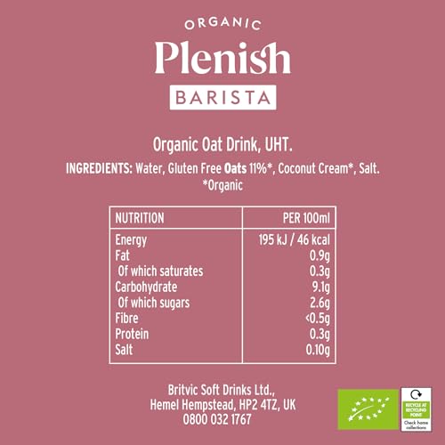 Plenish Organic Oat Barista 1L 4