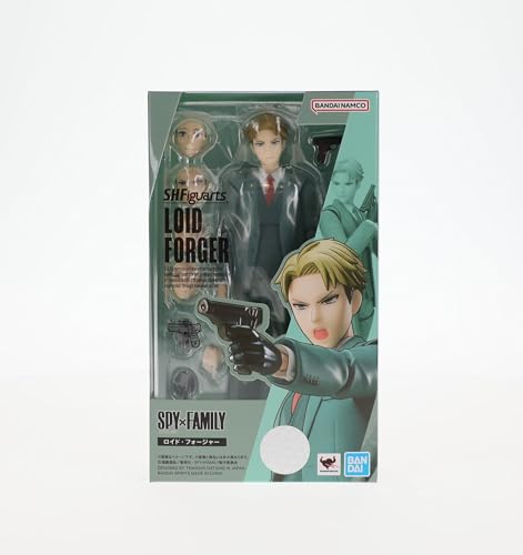Bandai Tamashii Nations S.H.Figuarts Loid Forger Action Figure - Poseable 6.7" Collectible for Ages 15+