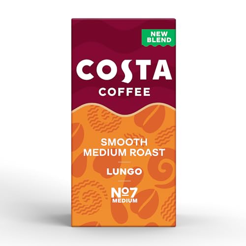Costa - Smooth Medium Roast Aluminium Coffee Pods (Pack of 100, Fortuna Model) 7