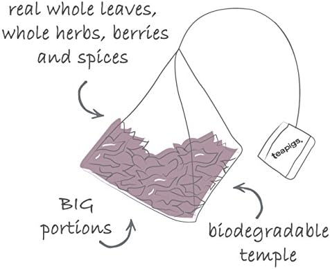 teapigs Cleanse Detox Tea, 15-Count - Organic Herbal Tea with Lemongrass, Ginger & Coconut