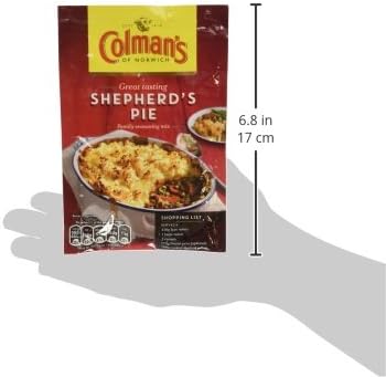 Colman's Shepherd's Pie Recipe Mix 50 g - Easy Family Comfort Food Meal Kit