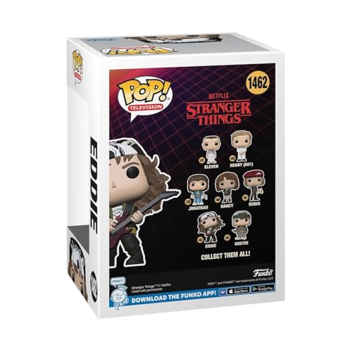 Funko Pop! TV Stranger Things - Eddie Munson with Guitar Vinyl Figure (72138) 3