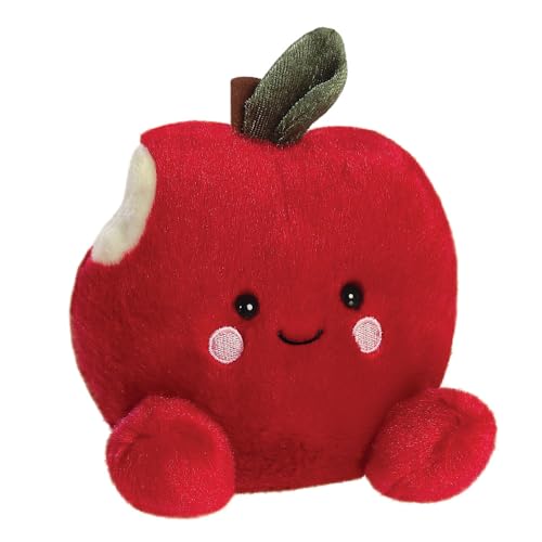 AURORA Palm Pals Crisp Red Apple Soft Toy | 13cm | Red | Suitable from Birth