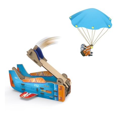 National Geographic Build Your Own Parachute Launcher - Educational STEM Building Kit for Kids 5+ 5