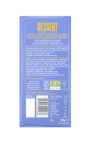 Divine - Chocolate Dessert Bar 26% White Chocolate Lemon Cheesecake with Lemon Crisp 11