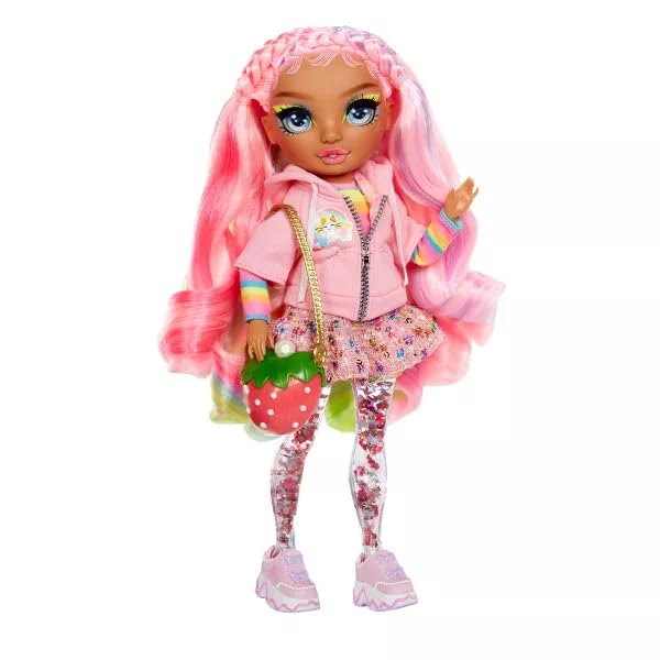 Rainbow High Sparkle and Shine - Rosetta (Pink) - 28 cm Fashion Doll with Shake-to-Sparkle Legs 13