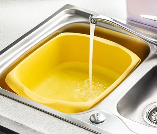 Addis - 9.5L Large Rectangular Bowl Yellow 4