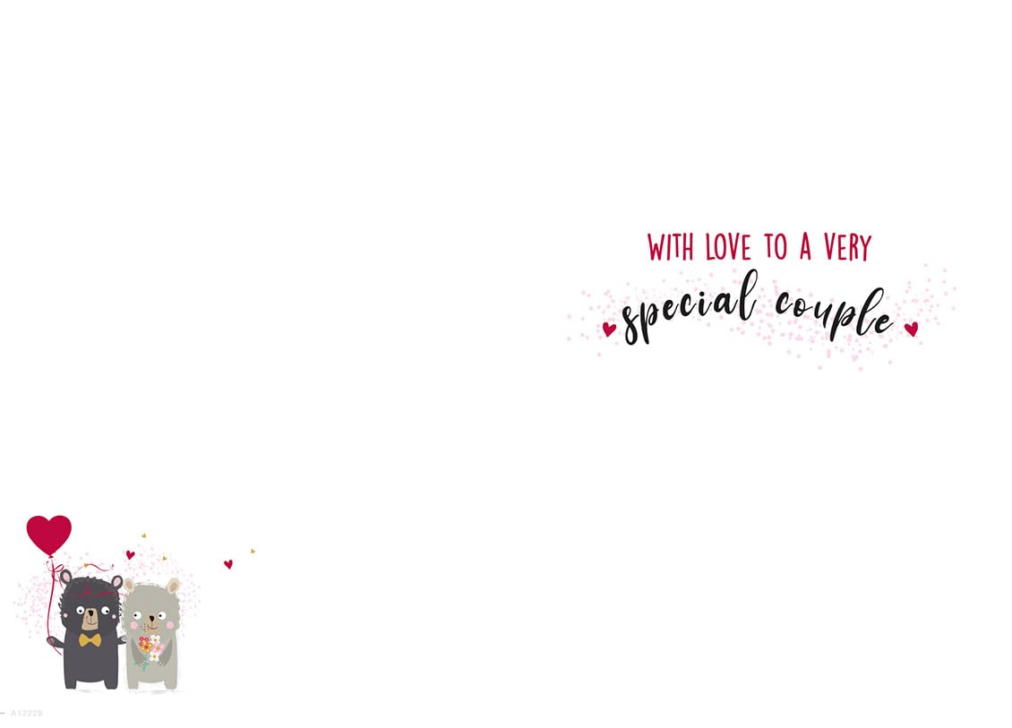 Piccadilly Greetings Anniversary Card for Special Brother & Sister-in-Law | 9 x 6 Inches
