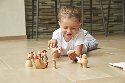 TickiT Wooden Enchanted Figures Set - 10 Fairy Tale Characters for Imaginative Play 21