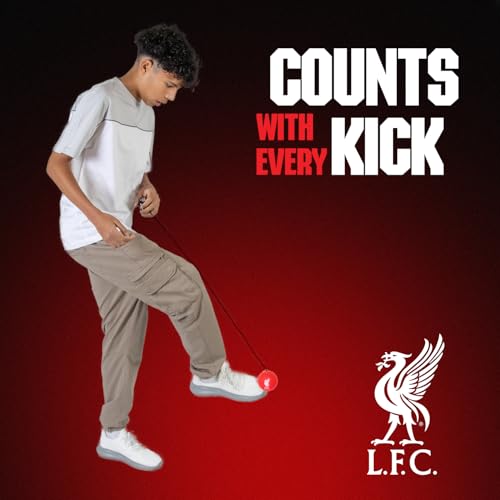 Smart Ball 1002-LFC Kick Tracker - Electronic Football Toy with LCD Display, Red 4