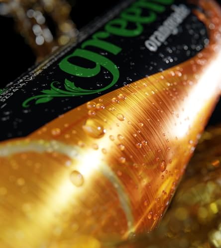 Green Cola - Green Orangeade Sparkling Soft Drink (4 x 330ml) 7