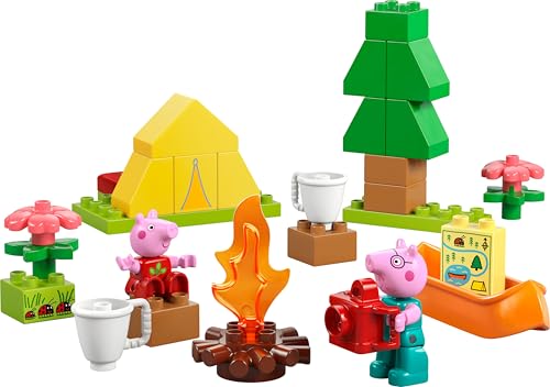 LEGO DUPLO Peppa Pig Camping Trip with Daddy Pig - Building Toy for 2+ Year Olds 10