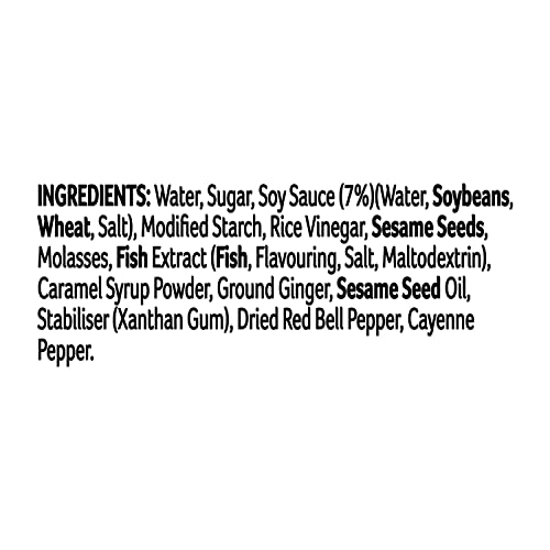 Schwartz Low Fat Dark Soy Sesame & Ginger Sauce 300g | Pack of 1 | Cooking Sauce for Fish & Prawns 4