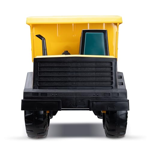 Tonka Steel Classics Mighty Dump Truck - Real Steel Construction Toy | Ages 3+ | Yellow