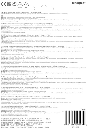 Rose Gold Foil Number 9 Balloon (76cm) - Elegant Milestone Party Decor 3