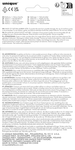 Unique Party 80012 - 12" Latex Scarlet Red Balloons, Pack of 10 6