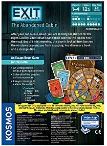 Thames & Kosmos EXIT: The Abandoned Cabin – Escape Room Board Game for 1-4 Players 3