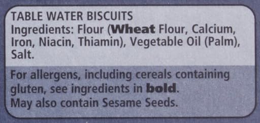 Carr's Table Water Biscuits 125g - Crispy Crackers for Cheese & Dips 6