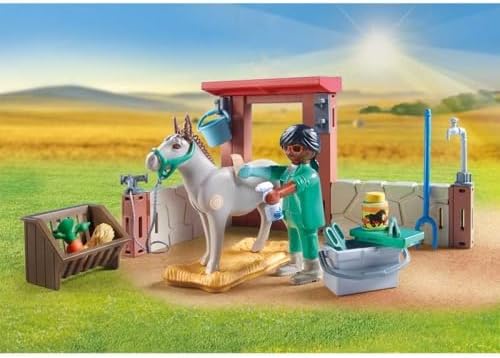 Playmobil 71471 Country: Farmyard Veterinarian Starter Pack, animal play sets, s 3