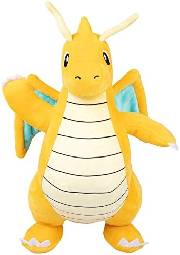 Pokémon Dragonite Plush Toy - 30 cm Soft Stuffed Animal for Kids 24 Months+