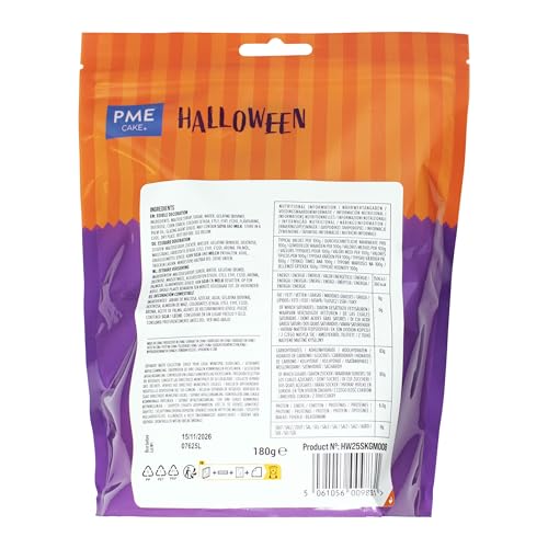 PME - Halloween Marshmallow Cake Toppers Pack of 12 Pumpkins (180g) 7