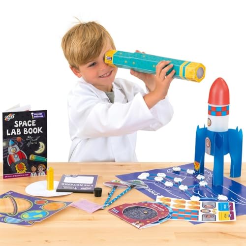 Galt Space Lab - STEM Science Kit with 12 Fun Experiments for Kids Ages 6+ 7