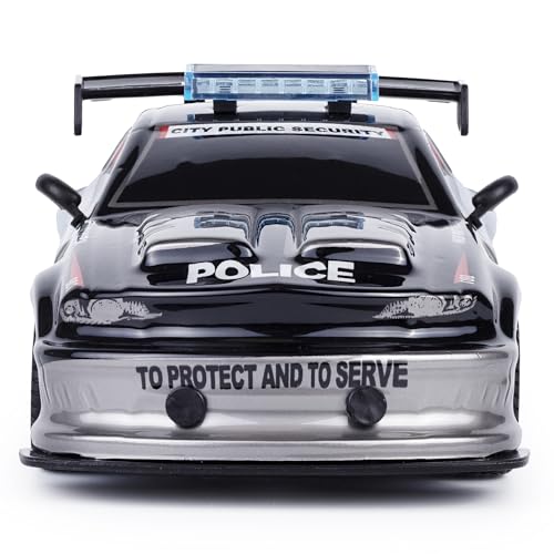 CMJ RC Cars Road Rebel Police Pursuit 1:24 Scale Remote Control Car - High-Speed Drifting & 2.4GHz Multi-Race Capability 4